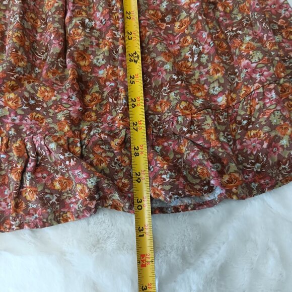 floral tunic top/dress cottagecore style - Picture 11 of 14